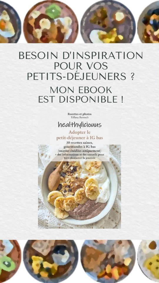 ✨ En panne d’idées pour le petit-déjeuner ? Découvrez mon nouvel ebook ! 

Retrouvez 30 recettes inédites, gourmandes et à IG bas pour commencer la journée avec des petits-déjeuners équilibrés, rassasiants et pleins de saveurs. 🥞 Au-delà des recettes, je vous partage aussi mes conseils pour composer un petit-déjeuner adapté à vos besoins, éviter les frustrations et trouver l’équilibre entre plaisir et bien-être. Et pour ne plus jamais manquer d’inspiration, découvrez de nombreux exemples d’assiettes et d’associations à reproduire au quotidien. Des idées simples, gourmandes et variées pour transformer vos matins… Dès la première bouchée ☀️ 

Cet ebook est disponible sur mon site healthyliciouus. Dites-moi en commentaire si vous souhaitez que je vous envoie directement le lien ! 😍

#healthyliciouus #breakfast #igbas #healthyfood