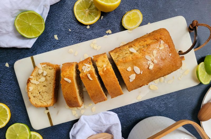 CAKE AU CITRON ET À L'AMANDE