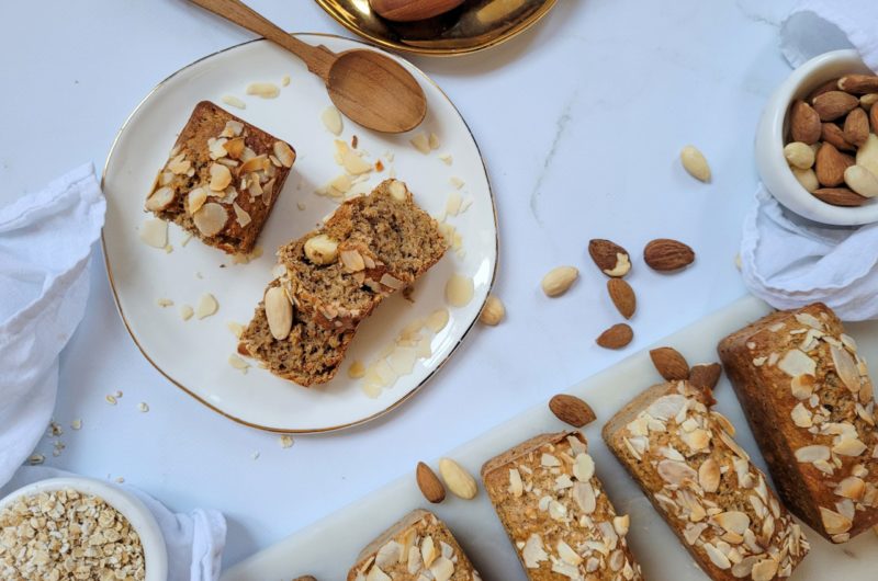 BANANA BREAD SANS GLUTEN AUX AMANDES