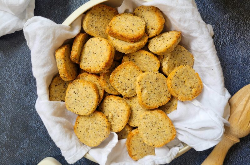 SABLÉS AU CITRON ET GRAINES DE PAVOT