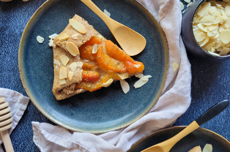 TARTE AUX ABRICOTS IG BAS - ROMARIN ET AMANDES