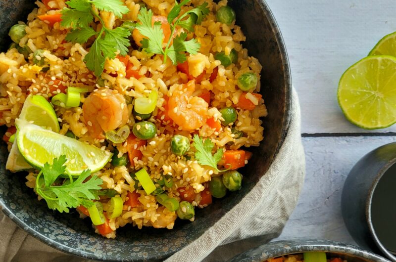 RIZ CANTONAIS AUX CREVETTES