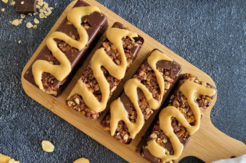 BARRES CHOCO-CACAHUÈTES SANS SUCRE AJOUTÉ