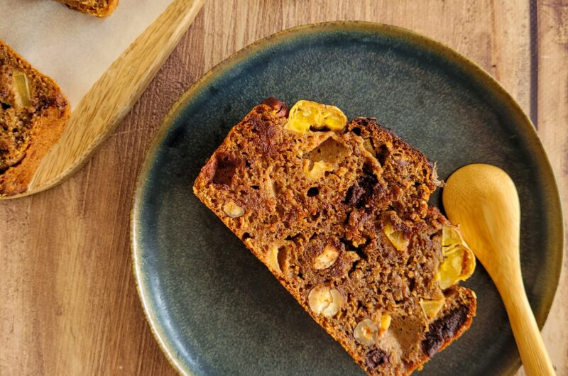 BANANA BREAD CACAO, POMME ET NOISETTE