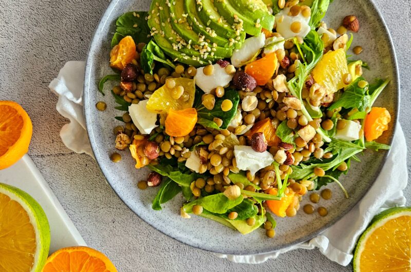 SALADE DE LENTILLES AUX AGRUMES
