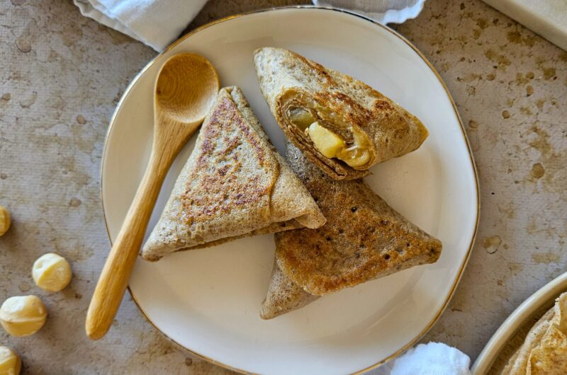 SAMOUSSAS DE CRÊPES POMME BANANE