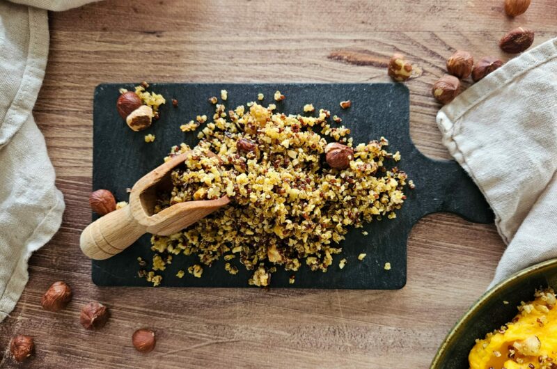 CROQUANT DE QUINOA ET NOISETTES
