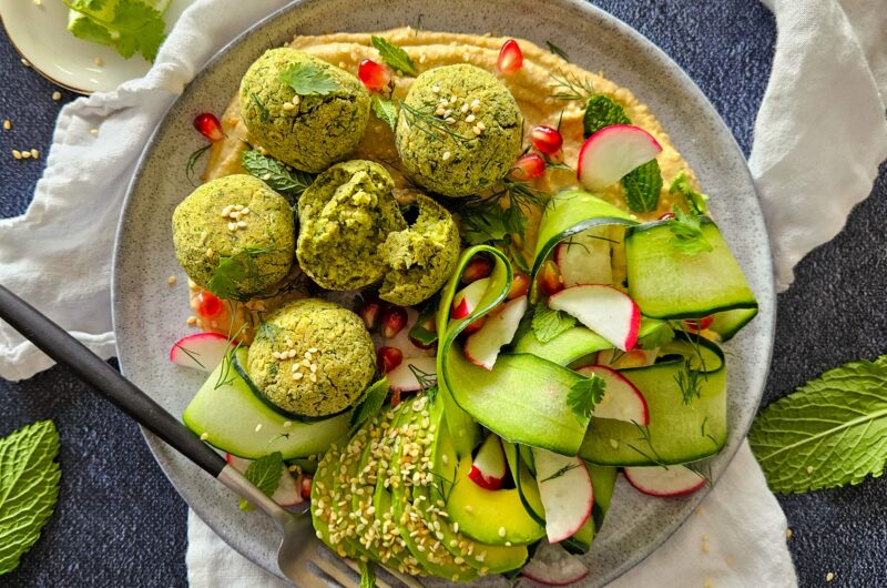 FALAFELS AUX HERBES AU FOUR