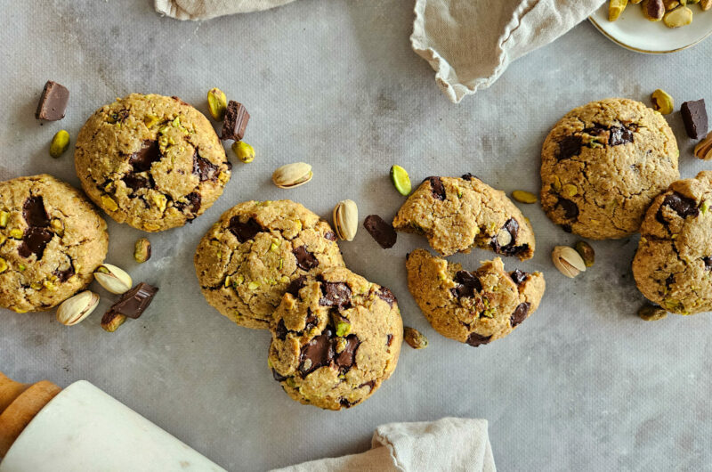 COOKIES PISTACHE ET CHOCOLAT