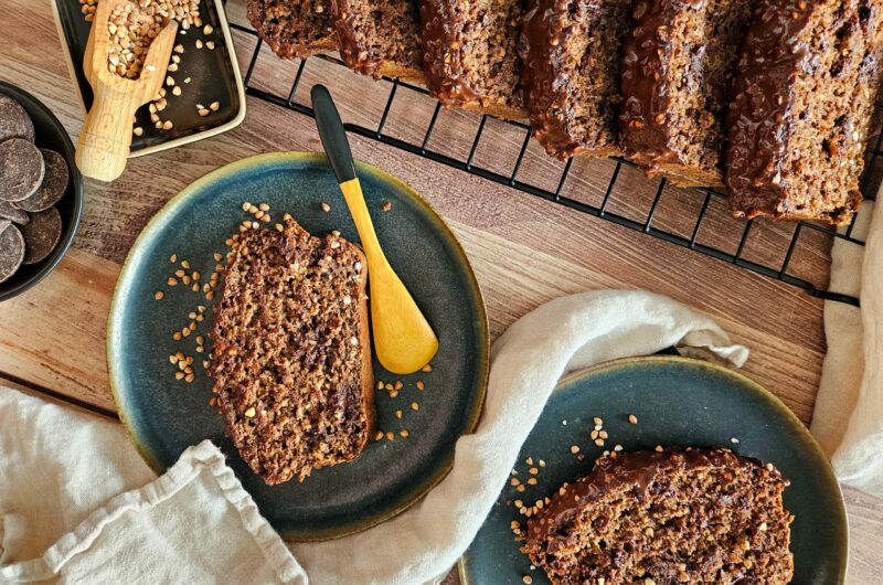 BANANA BREAD SANS GLUTEN CHOCO-SARRASIN