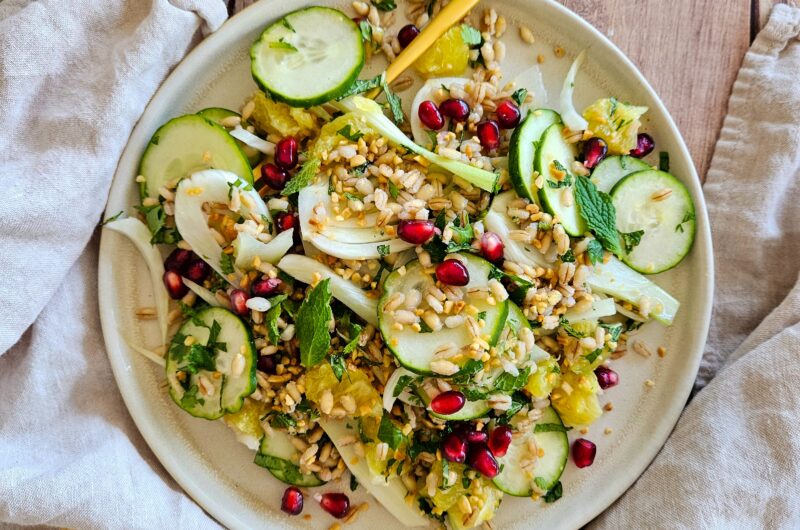 SALADE D'ORGE FRUITÉE AU FENOUIL