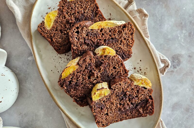 BANANA BREAD AU CHOCOLAT SANS SUCRE AJOUTÉ