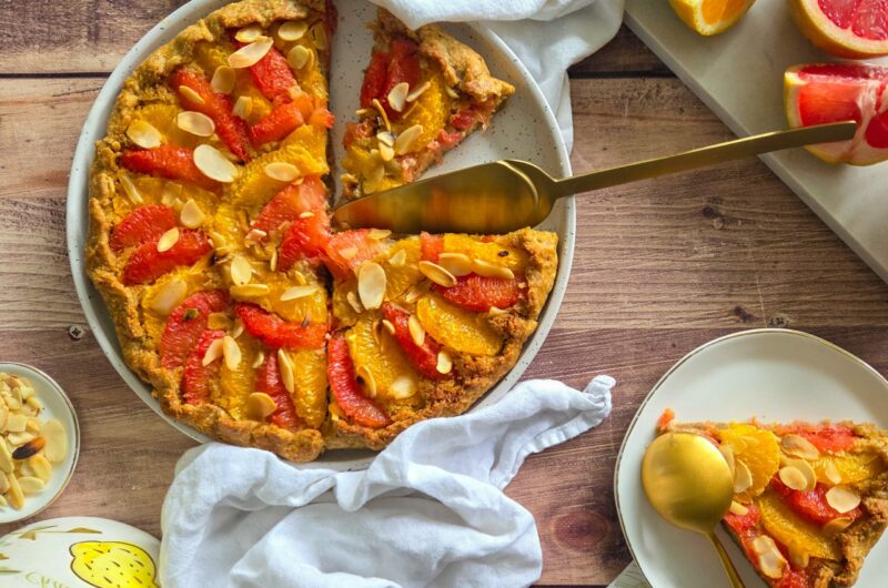 TARTE AUX AGRUMES ET CRÈME D'AMANDE